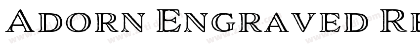 Adorn Engraved Regul字体转换